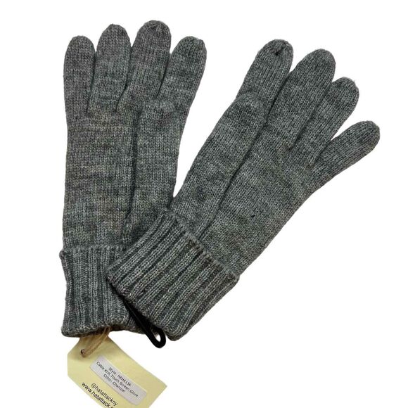 Hat Attack Cable Knit Touch Screen Glove New Charcoal - Picture 2 of 4